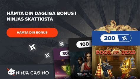 ninja casino bonus